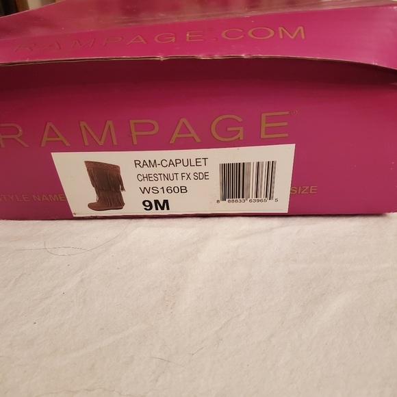 Rampage Fringe Boot NIB - Picture 2 of 2